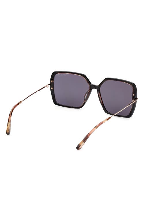 Tom Ford Joanna 59mm Gradient Butterfly Sunglasses In Multi