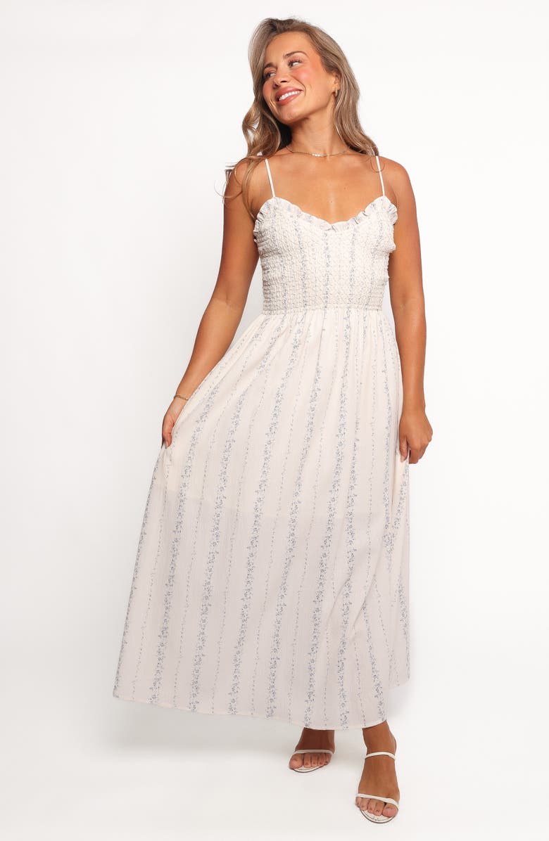 Petal & Pup Dulce A-Line Midi Dress, Alternate, color, Dream Blue