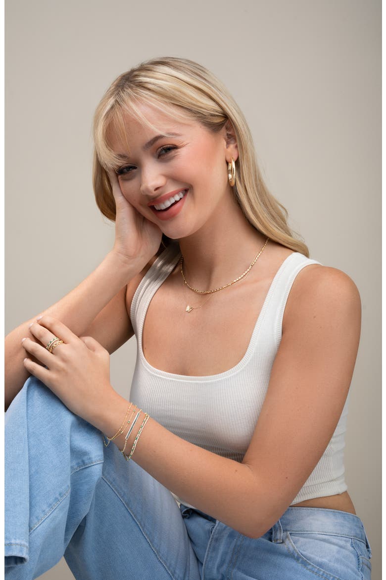 El Mar Diamond Tennis Bracelet (Nordstrom Exclusive), Alternate, color, 18KY