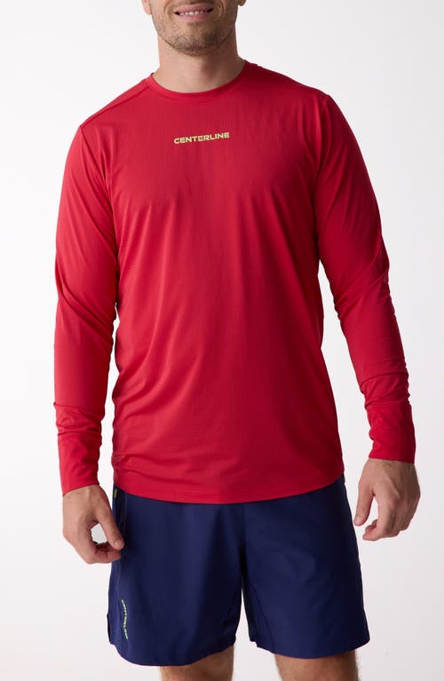 Centerline Athletics Long Sleeve In Red