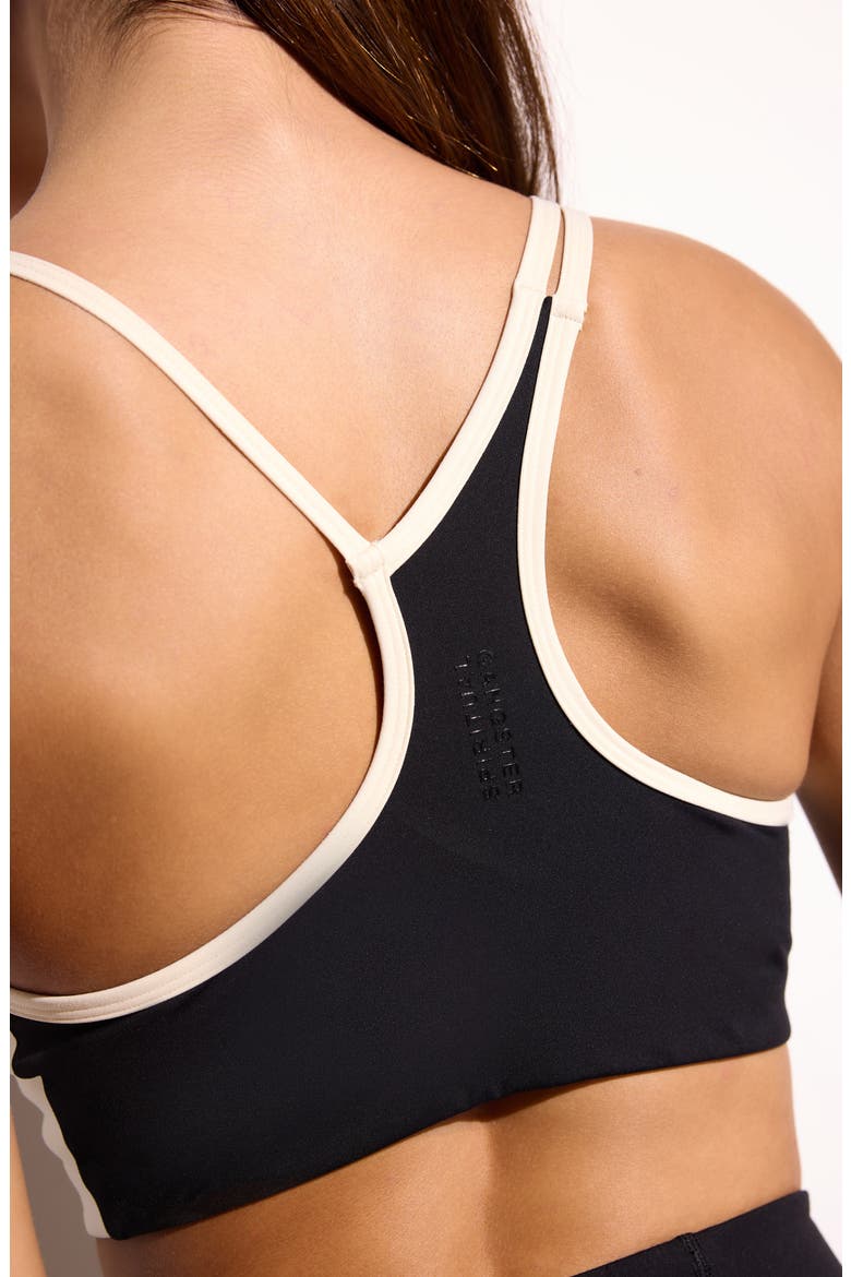 Libra Asymmetric Longline Sports Bra, Alternate, color, BLACK/ CANVAS
