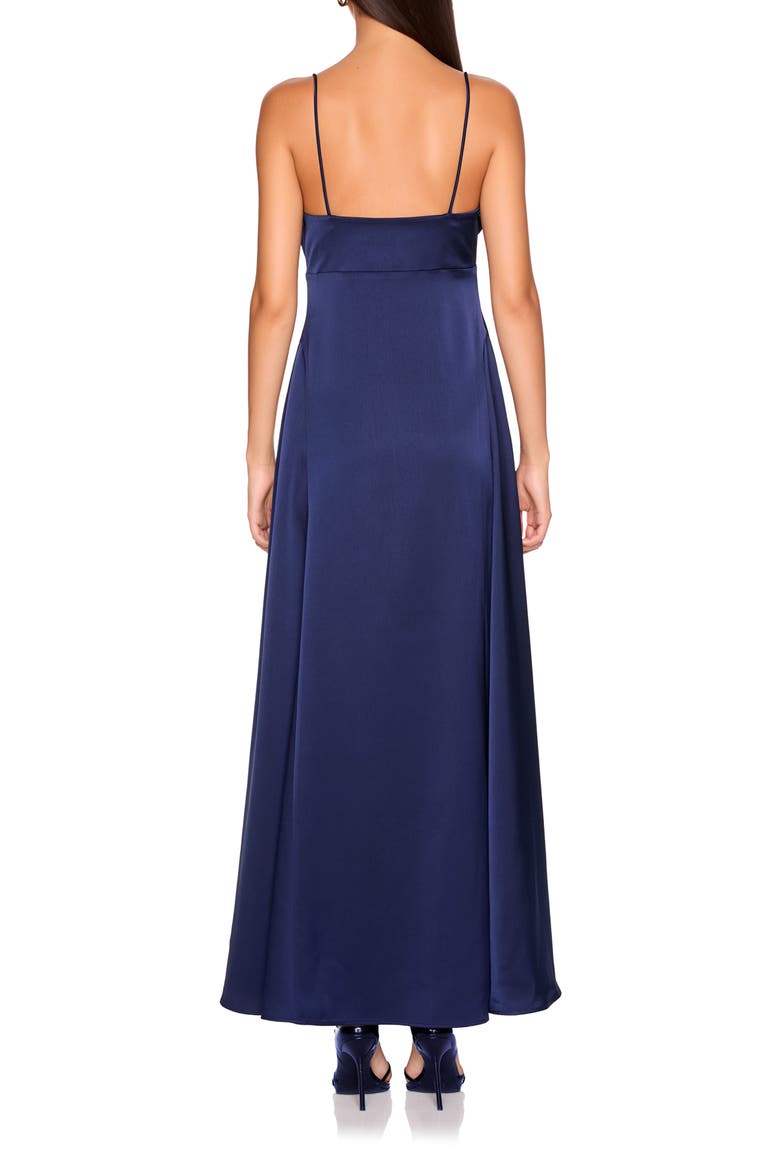 Satin Slipdress, Alternate, color, DEEP SEA