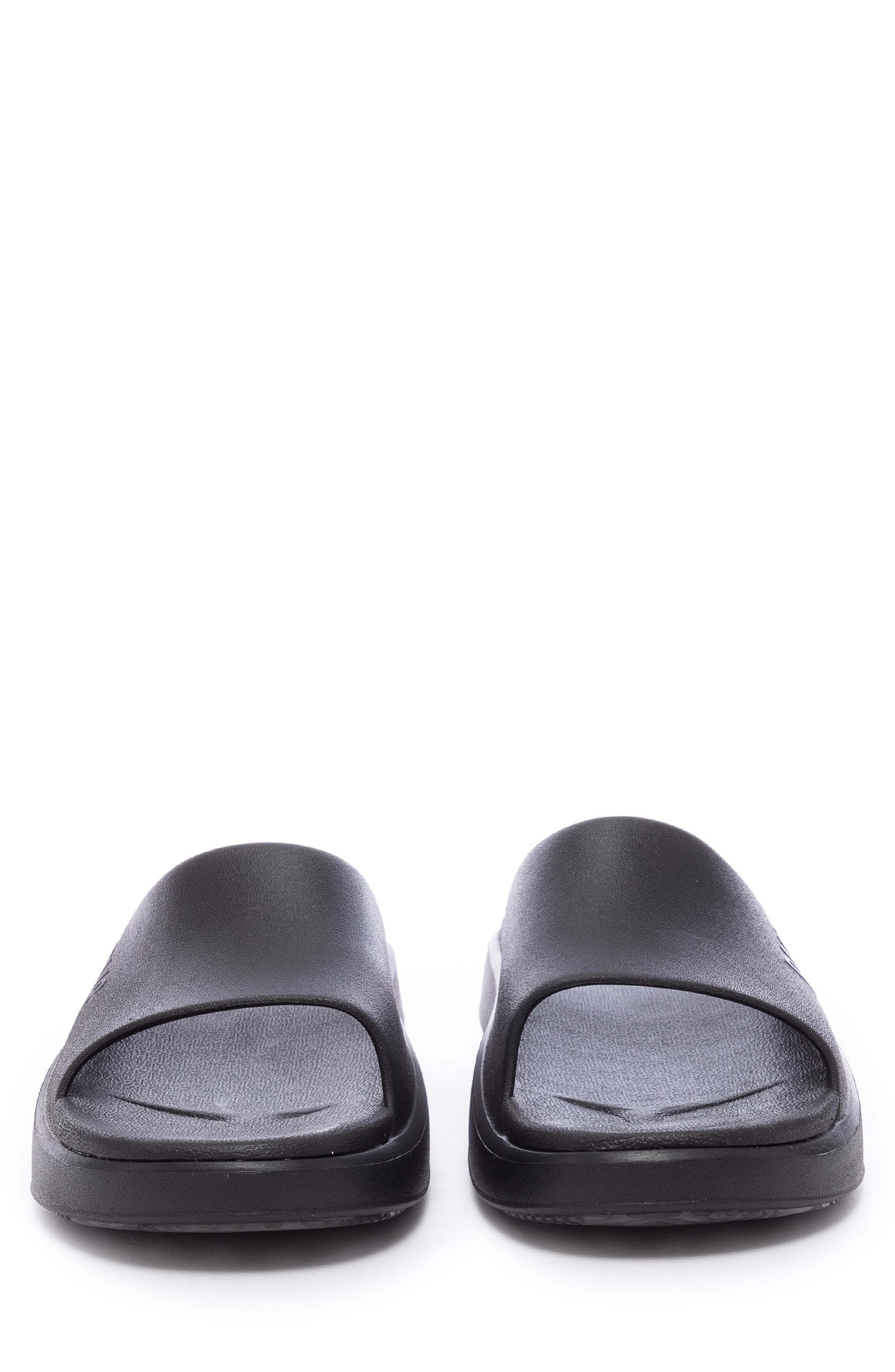 P448 Riviera Slide Sandal, Alternate, color, Black Leopard