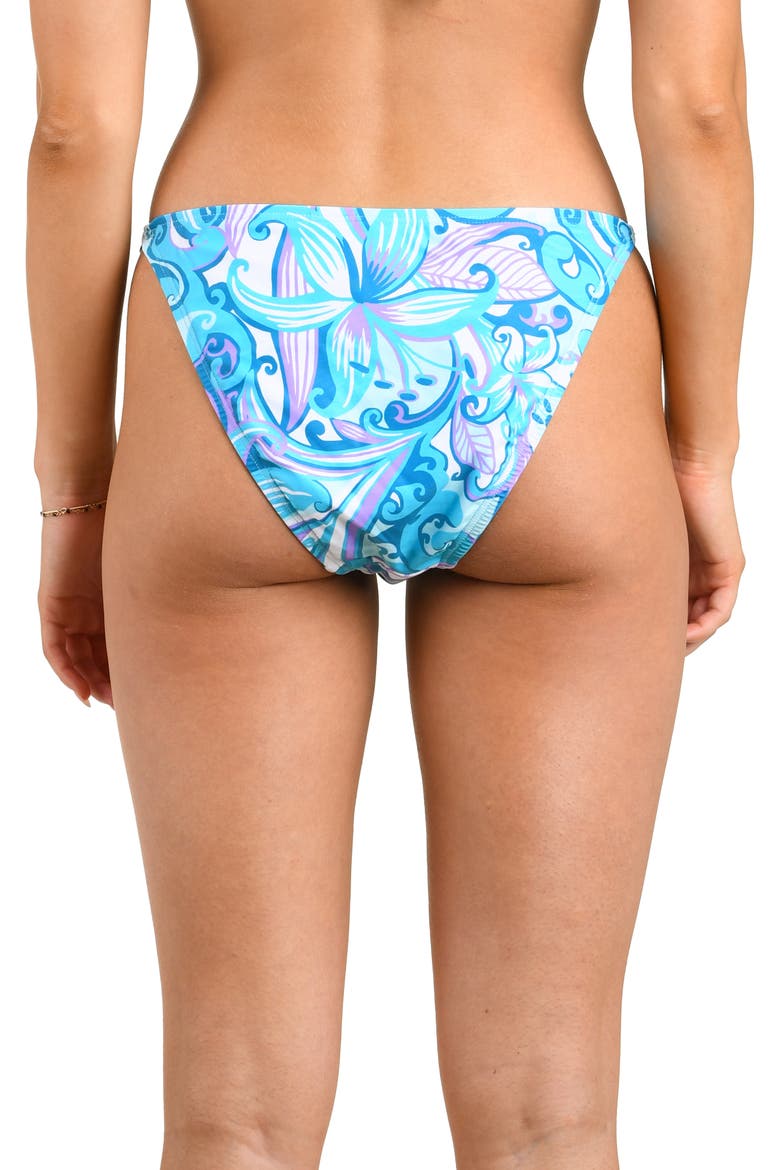 Good Side Tab Hipster Bikini Bottoms, Alternate, color, BLUE MULTI