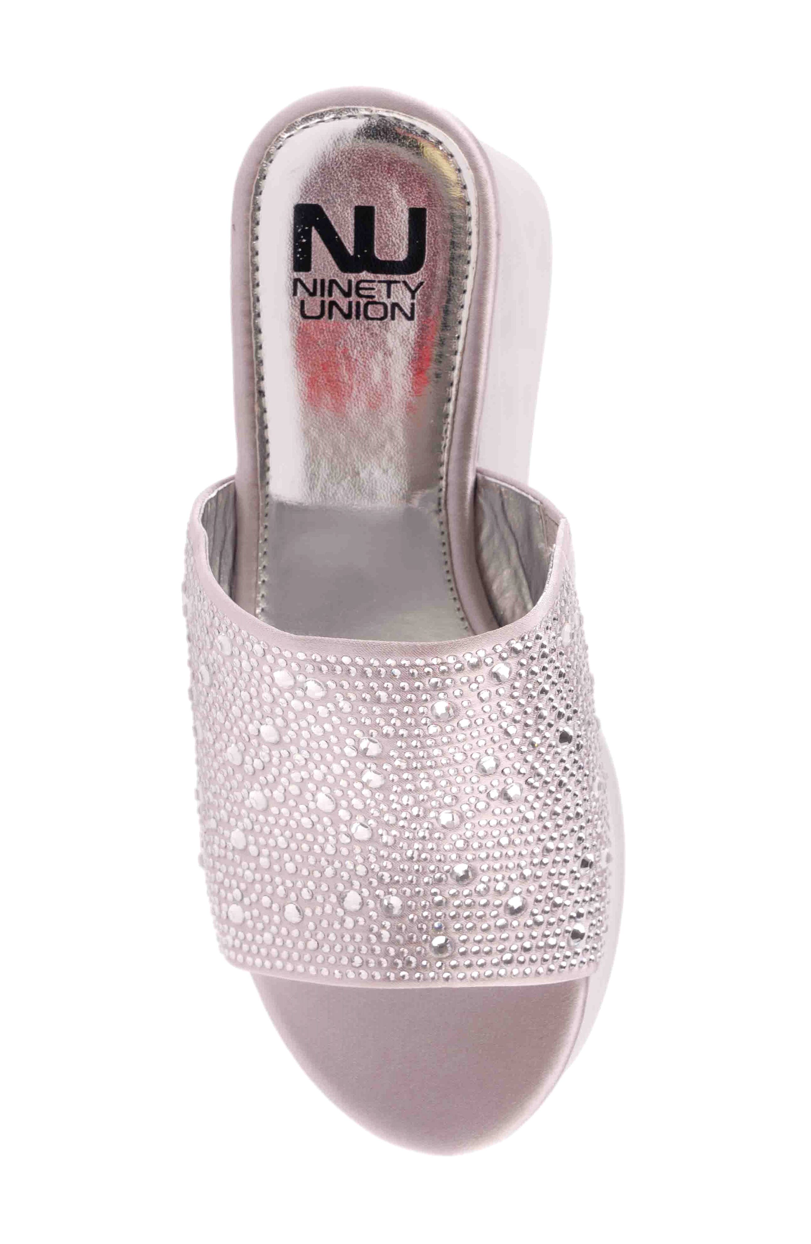 NINETY UNION Bahamas Platform Sandal, Alternate, color, Silver