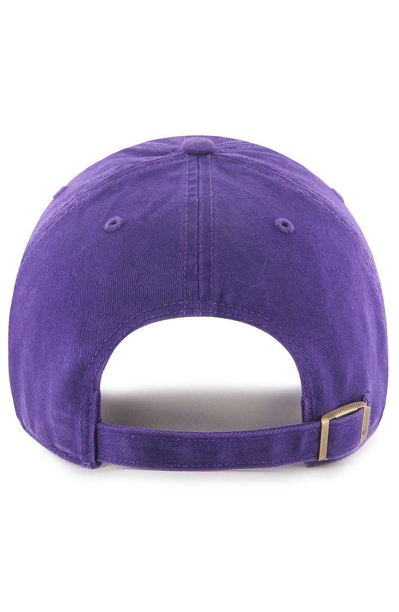 '47 Purple Minnesota Vikings 2022 NFC North Division Champions Clean Up Adjustable Hat, Alternate, color, 