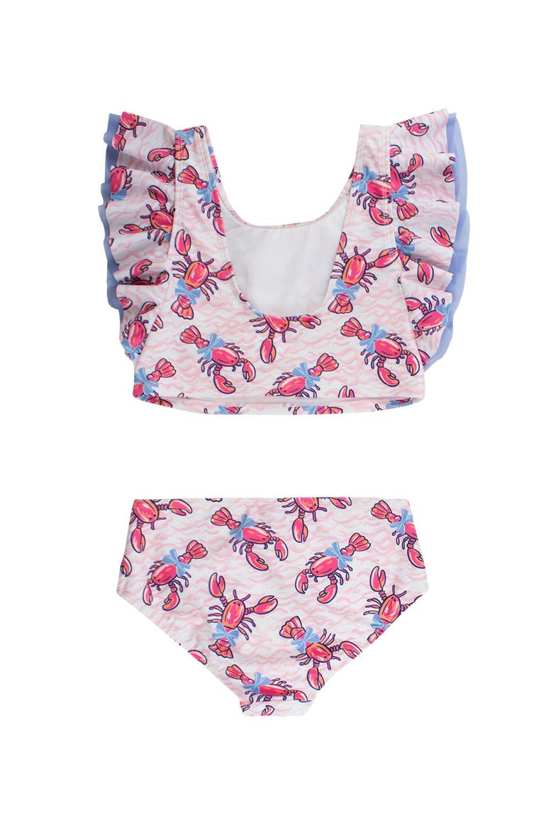 Butterfly Tankini 2-Piece Swimsuit, Alternate, color, Pink Lobster Lagoon