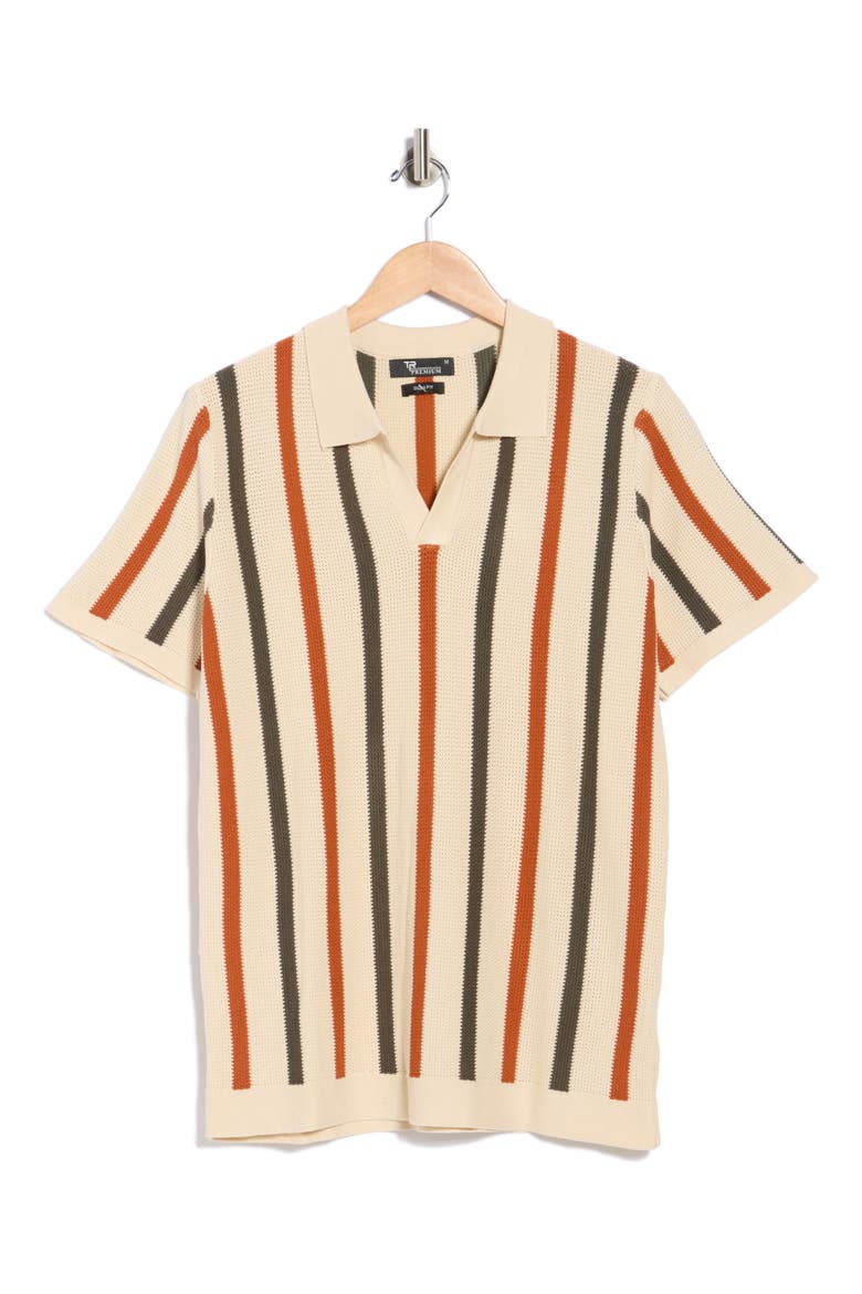 Slim Fit Polo Sweater, Alternate, color, BEIGE