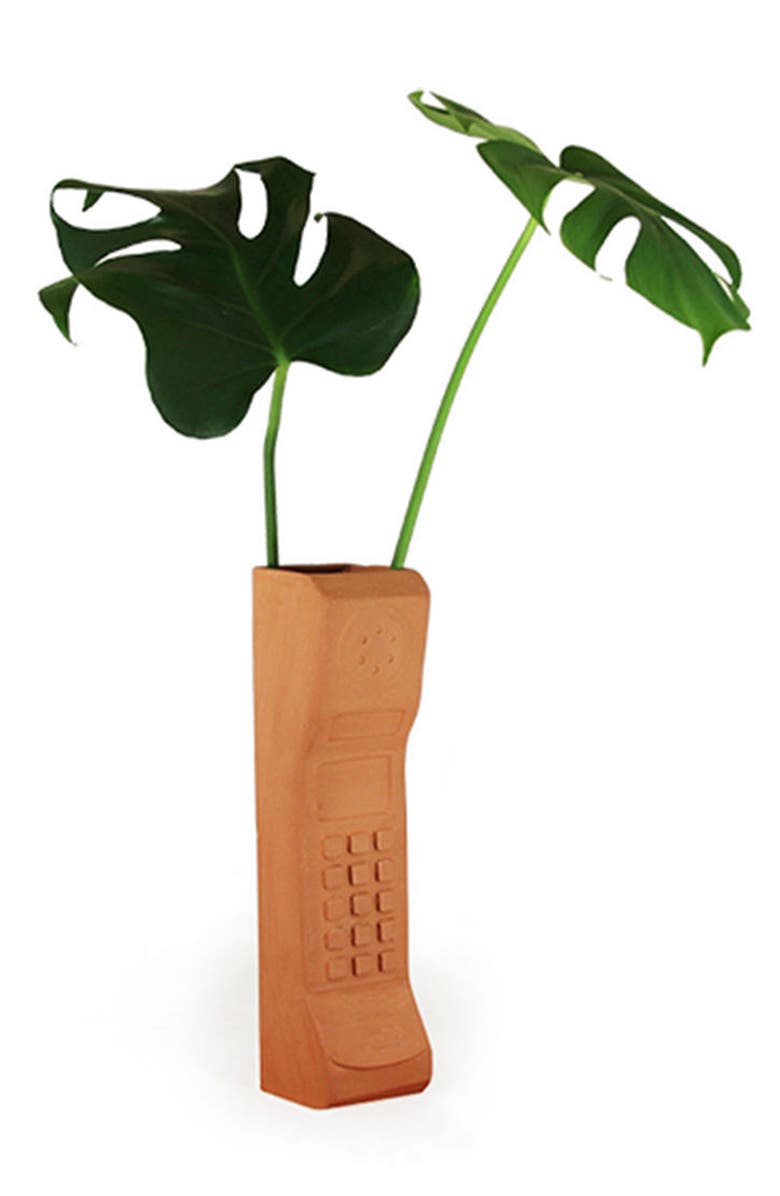 Wyatt Little Brick Phone Ceramic Pot, Main, color, 