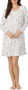 Eileen West Long Sleeve Short Cotton Nightgown