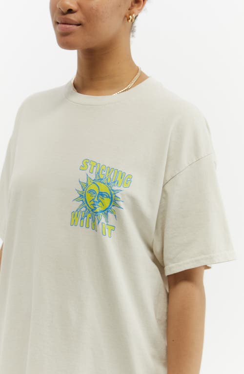 Bdg Urban Outfitters Stick With Your Passion Graphic Tee In Ecru