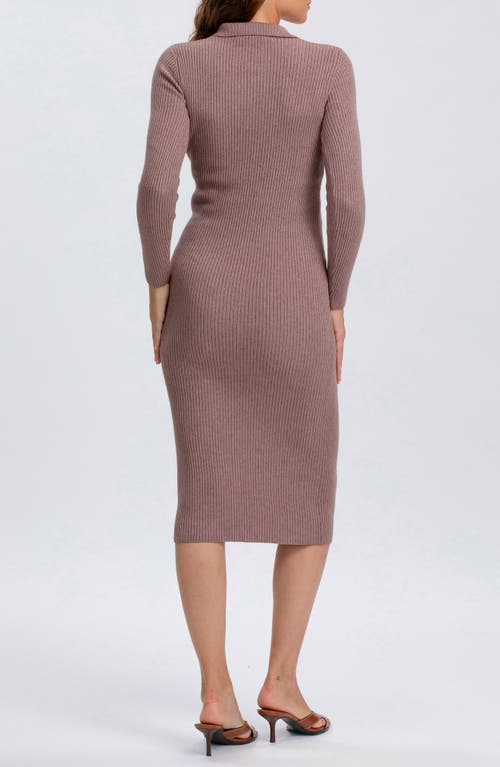 Pietro Brunelli Maternity Lavinia Rib Knit Maternity Dress In Multi