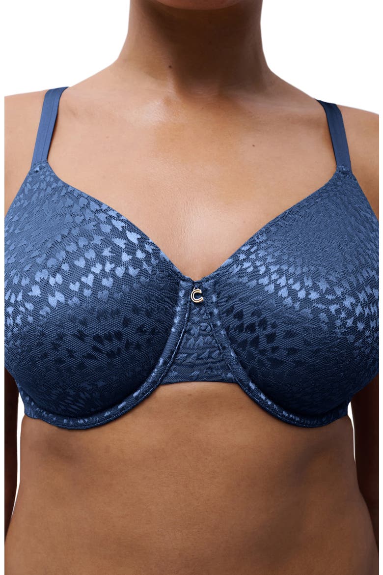 Magique Underwire Back Smoothing Minimizer Bra, Alternate, color, CERAMIC BLUE