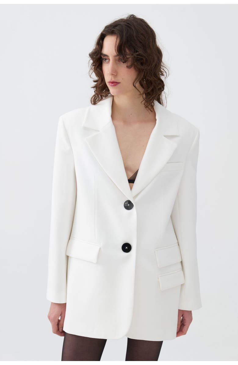 Nocturne Padded Shoulder  Blazer Jacket, Main, color, 