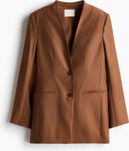 H&M Lapelless Blazer