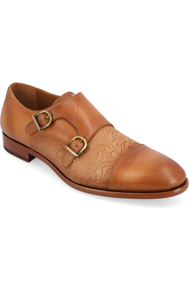 TAFT Lucca Double Monk Strap Shoe, Main, color,