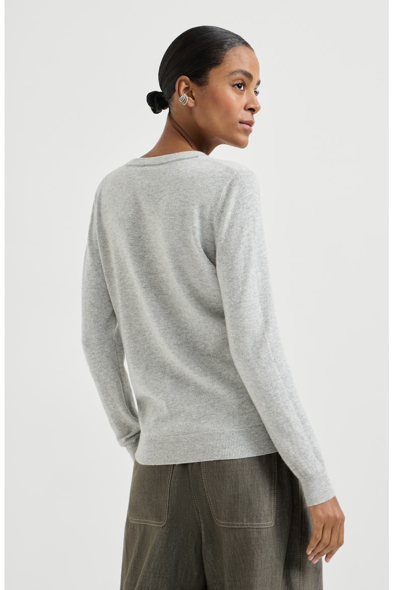 Cashmere sweater, Alternate, color, Pebble