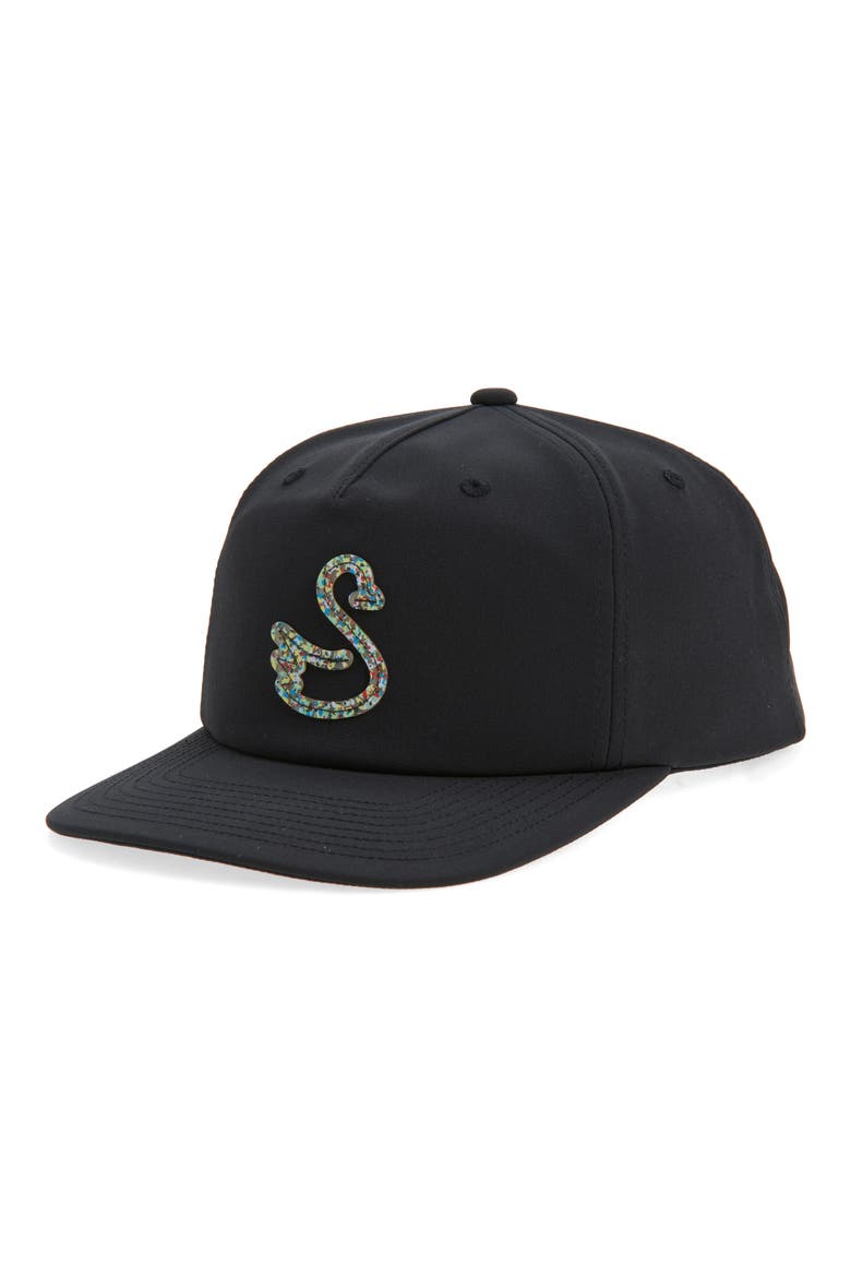 Vista Water Repellent Snapback Cap, Main, color, BLACK
