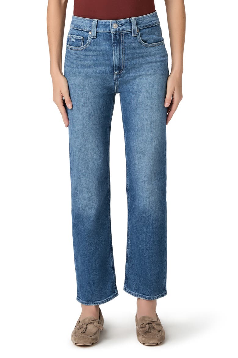 Stevie Ankle High Waist Straight Leg Jeans, Main, color, FRITTATA