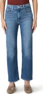 PAIGE Stevie Ankle High Waist Straight Leg Jeans