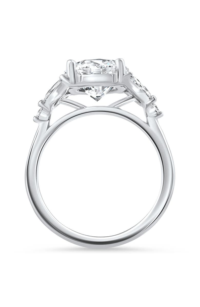 Bliss Diamond Certified 3.65Ct Round & Marquise Diamond Engagement Ring 14k Gold, Alternate, color, 