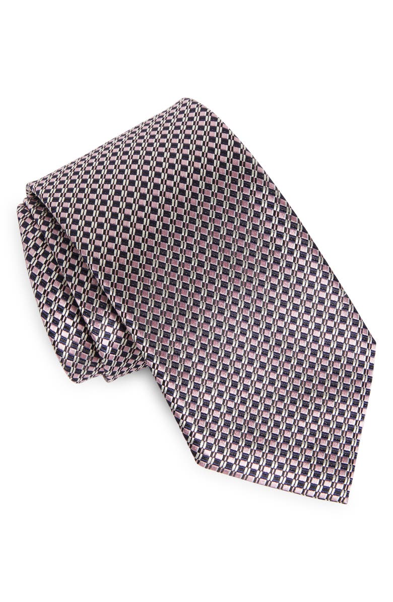 ZEGNA TIES Paglie Woven Mulberry Silk Tie, Main, color,