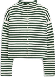 Alex Mill Taylor Stripe Cotton & Cashmere Cardigan