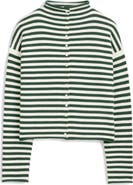 Alex Mill Taylor Stripe Cotton & Cashmere Cardigan