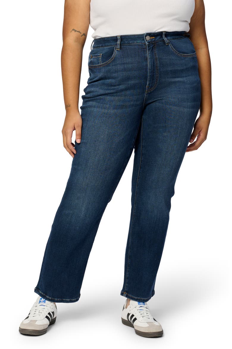 ASE High Waist Straight Leg Stretch Jeans, Main, color, VROOM