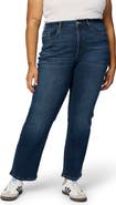 WARP+WEFT ASE High Waist Straight Leg Stretch Jeans