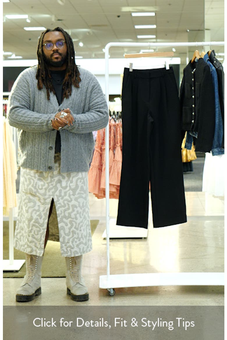 Pleated Straight Leg Pants video