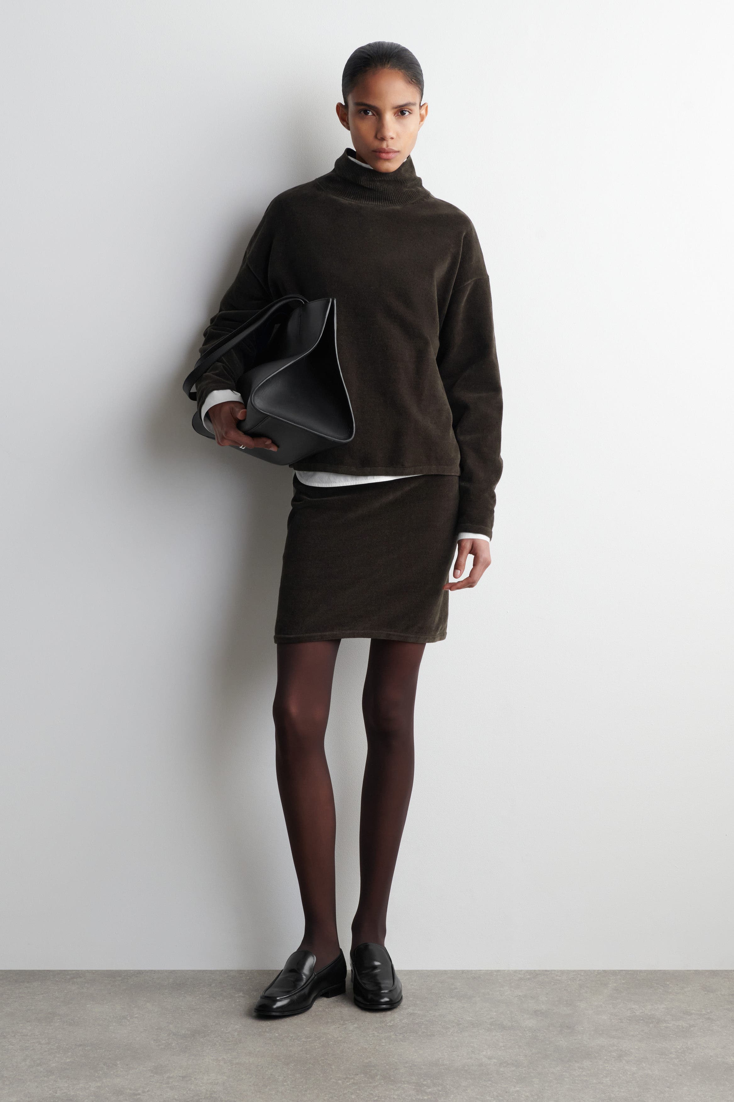 Chenille Mock-Neck Sweater - image 2