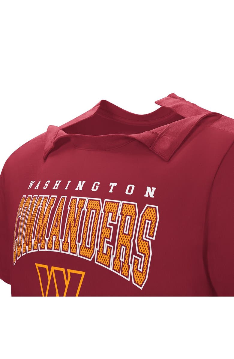 NFL Men's Burgundy Washington Commanders Home Team Adaptive T-Shirt, Alternate, color, Burgundy