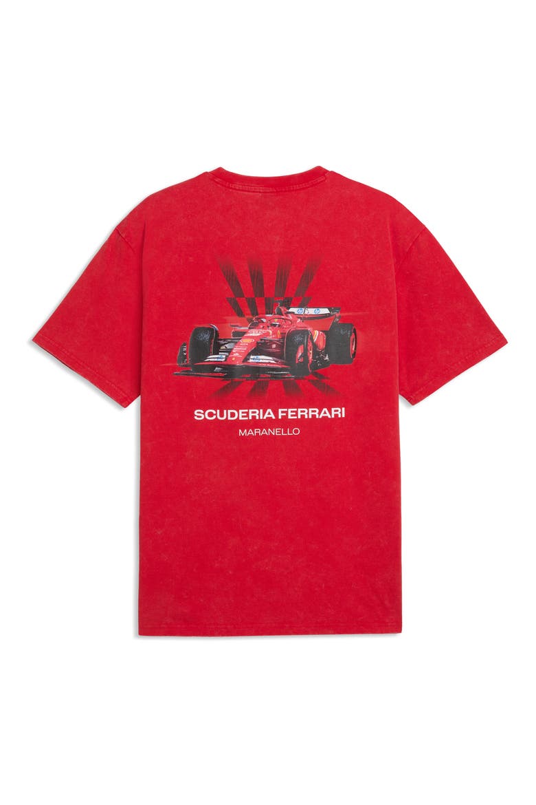 Ferrari Car Graphic T-Shirt, Alternate, color, ROSSO CORSA
