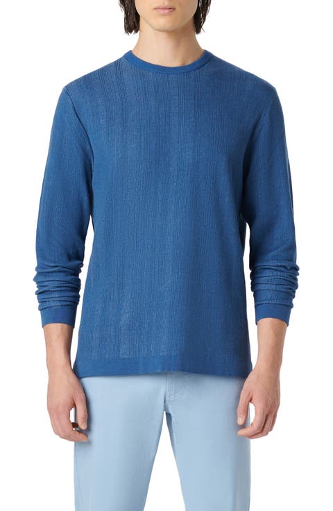 Cotton 
Silk Crewneck Sweater