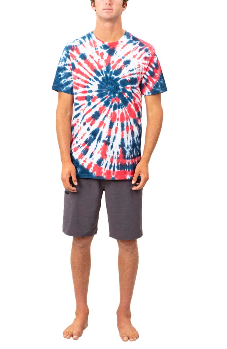 Rip Curl Done Deal Tie Dye T-Shirt, Alternate, color, 