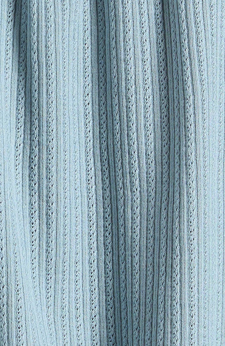 Little Planet Knit Pointelle Dress, Alternate, color, Blue
