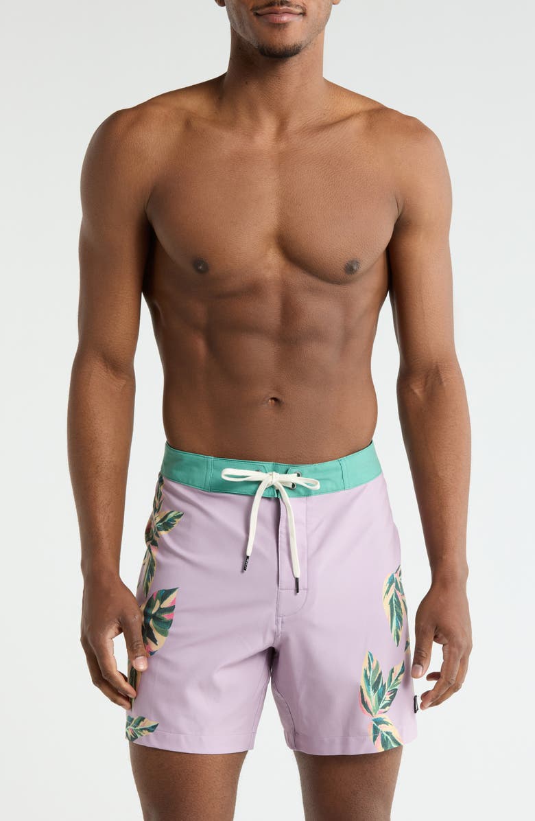 RVCA Palm Street Board Shorts, Main, color, Pink