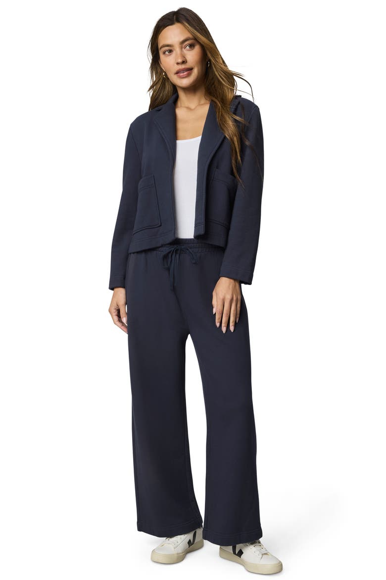 Matilda Cotton Fleece Jacket, Alternate, color, NAVY BLUE