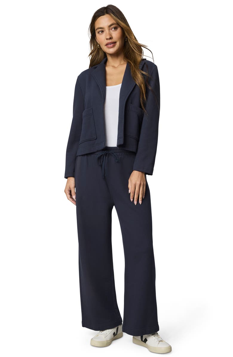 Splendid Matilda Cotton Fleece Jacket, Alternate, color, Navy Blue