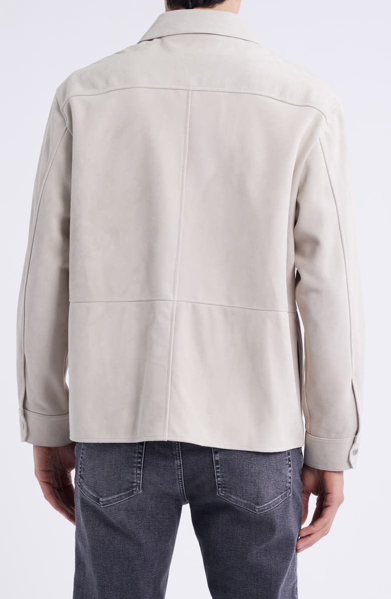 FRAME Suede Overshirt, Alternate, color, 