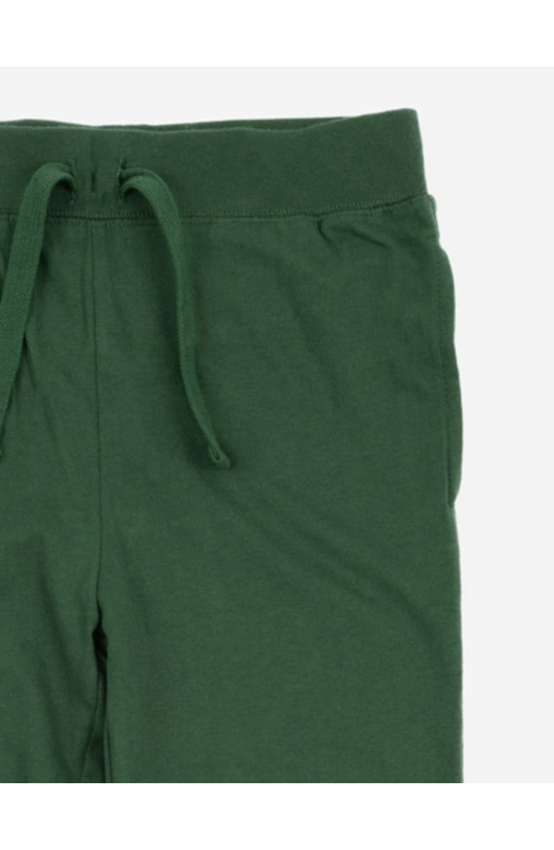 Leveret Kids 100% Cotton Lightweight Jogger Pants, Alternate, color, Uniform Green