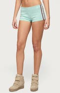 EDIKTED Yolenna Low Rise Side Stripe Micro Shorts
