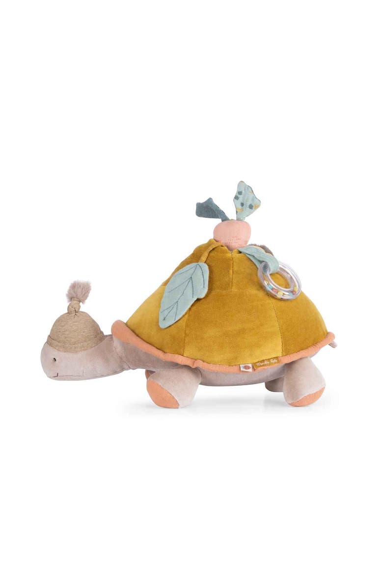 Large activity turtle Three Little Rabbits, Alternate, color, Beige
