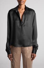 TOM FORD Silk Satin Polo