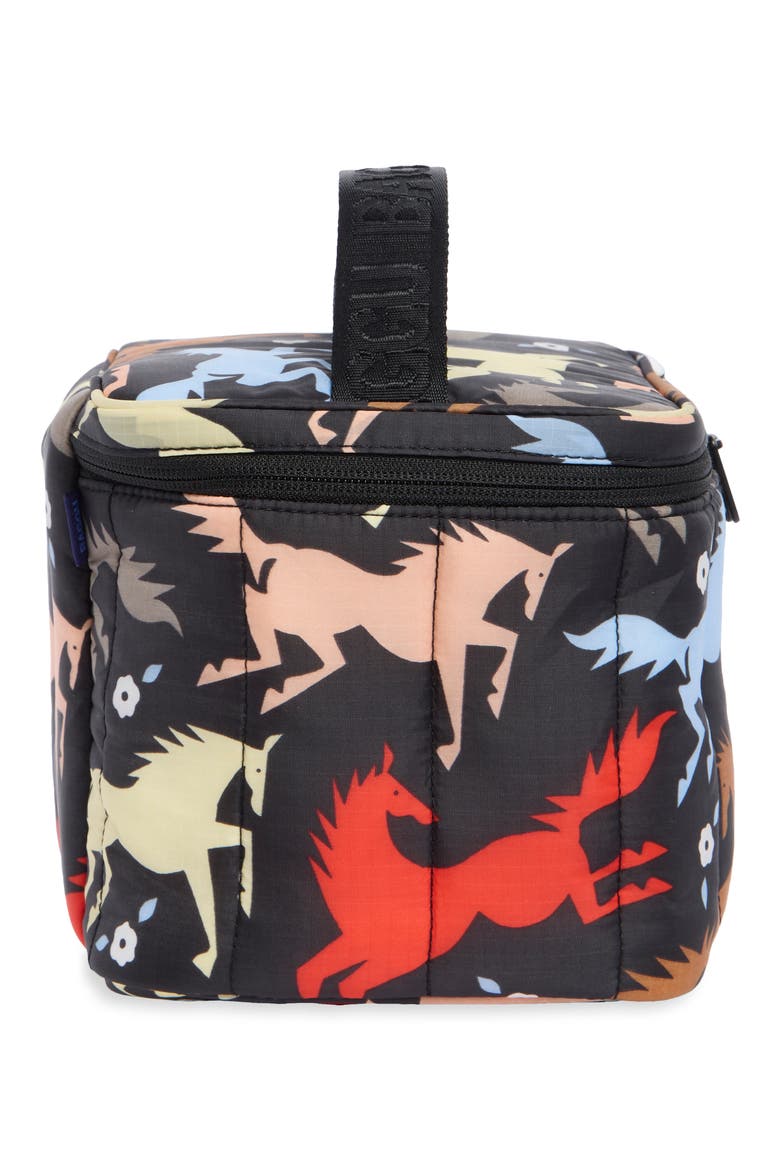Puffy Lunch Bag, Alternate, color, HORSE CUT-OUTS