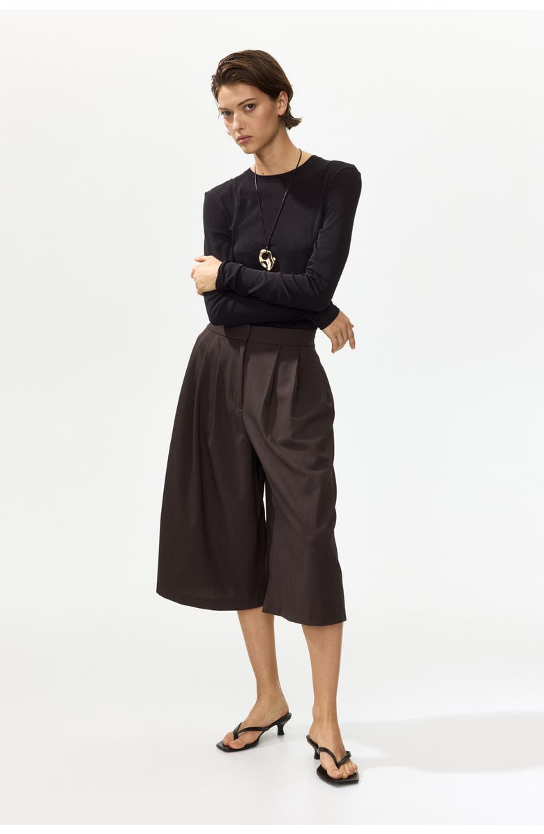H&M Wide Culottes, Alternate, color, 