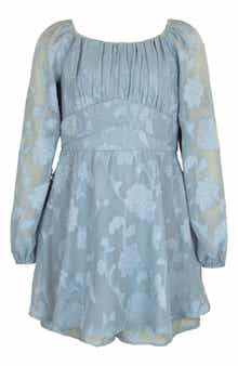 Zunie Kids' Burnout Chiffon Skirted Party Romper