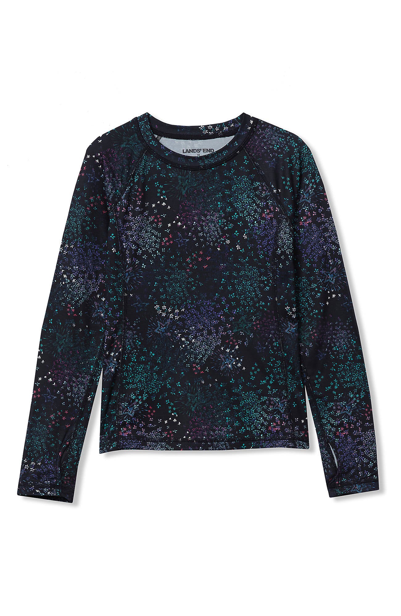 Black Starburst Floral