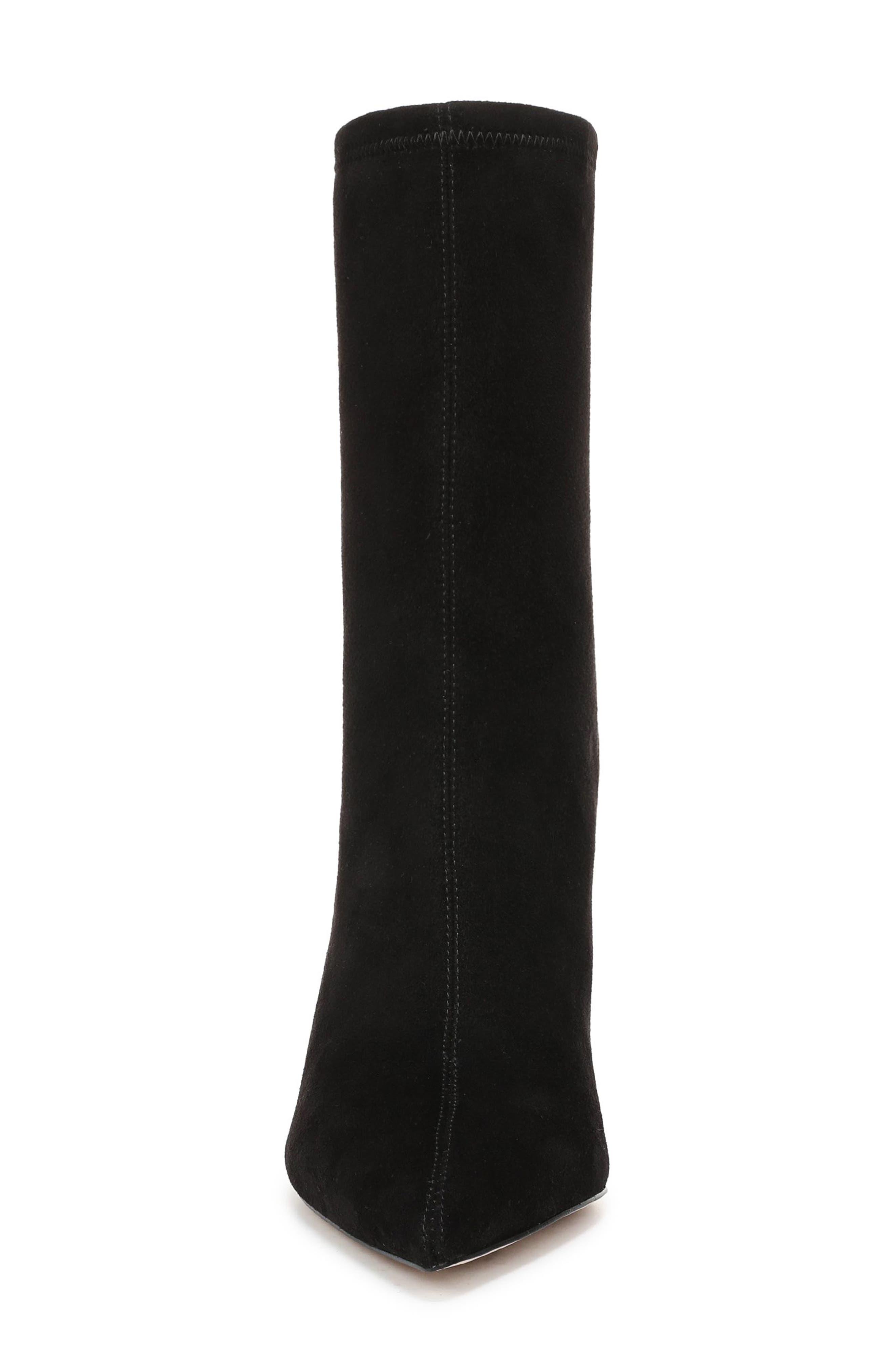 Ryder Pointed Toe Bootie, Alternate, color, BLACK